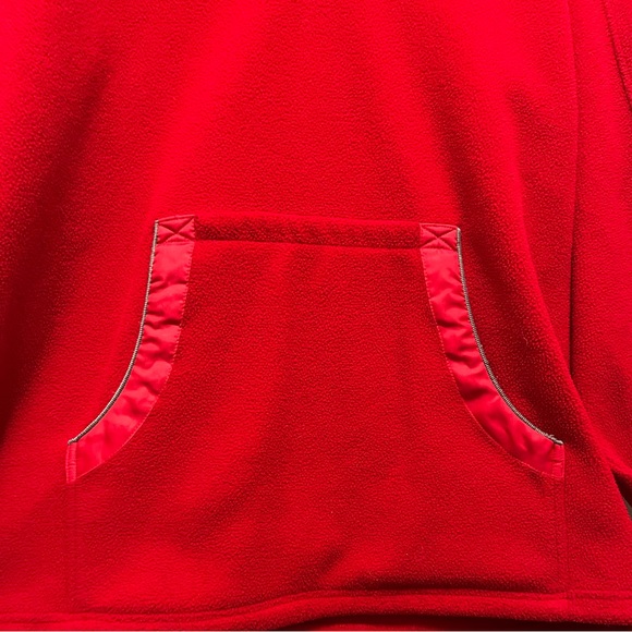 The Rock - Men’s Large -Alcatraz Federal Penitentiary Fleece Hoodie -Red & Black - Picture 9 of 13